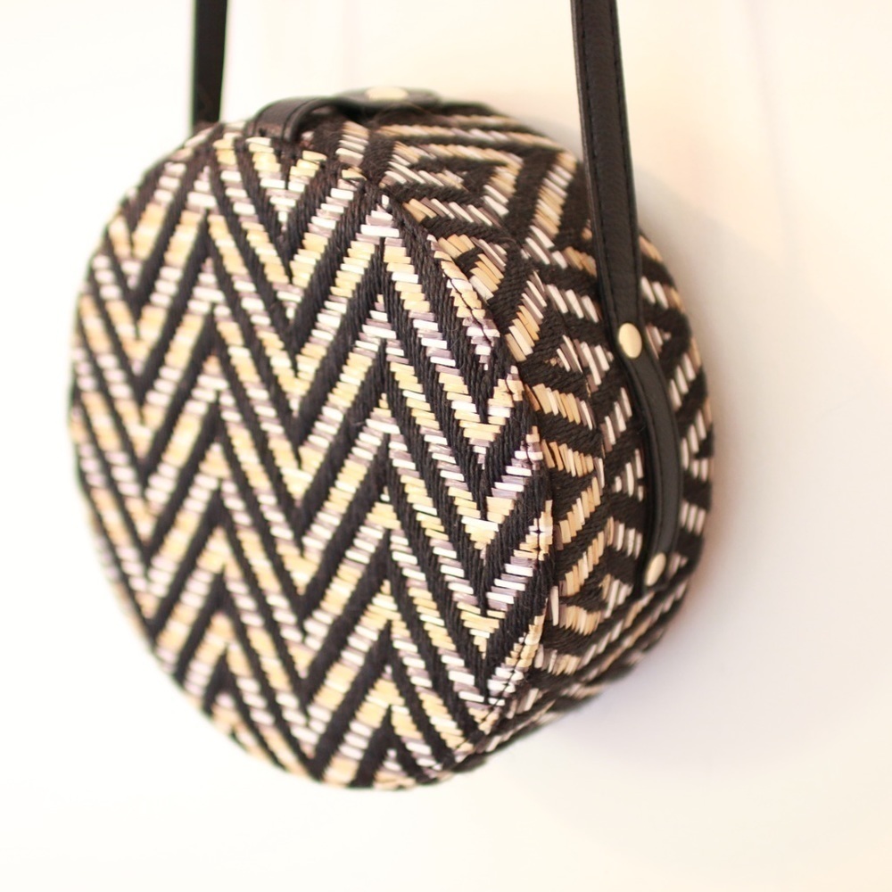 Lionel Javanna Woven Circle Crossbody‎ Bag - Picture 5 of 10